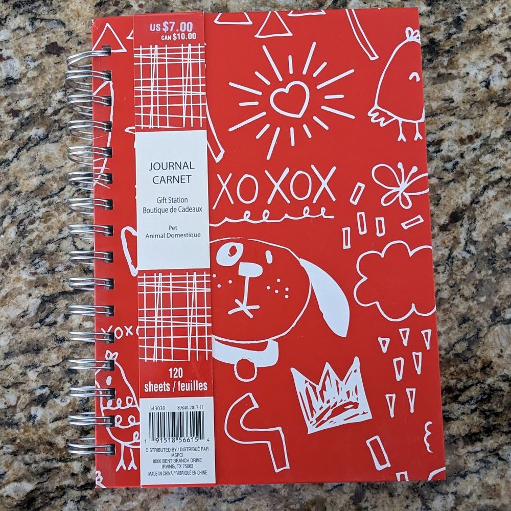 Gift Station - Spiral Bound Pet Themed Journal